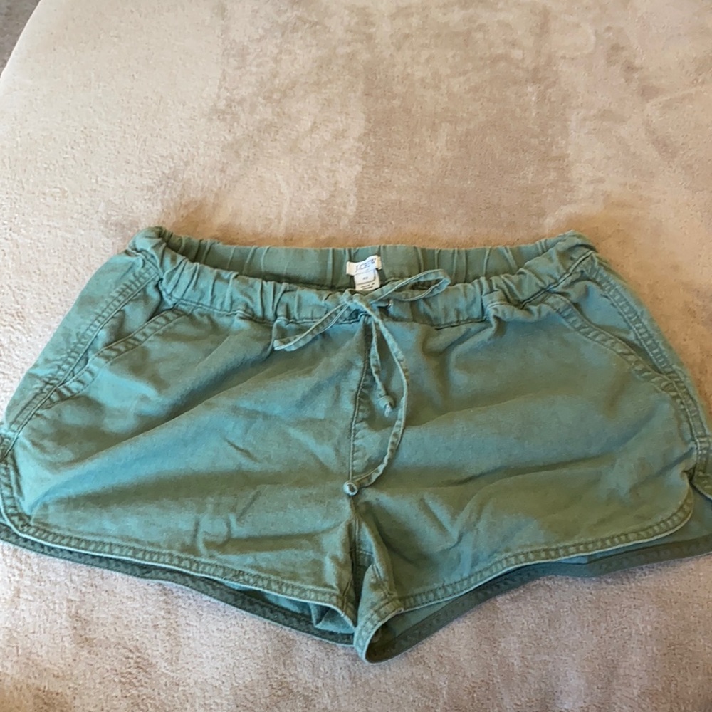 J. Crew Drawstring Shorts - Green - Women’s XS